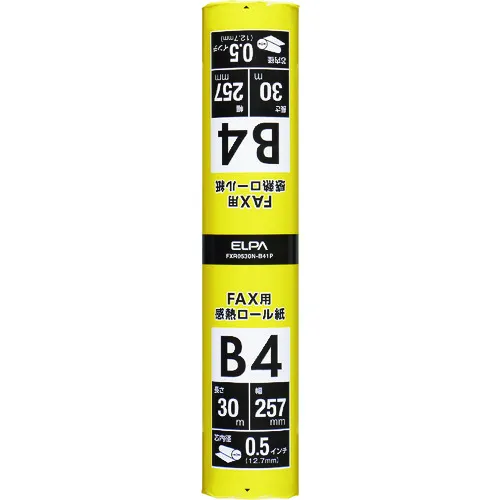 Elpa传真卷纸0.5英寸B4 30m