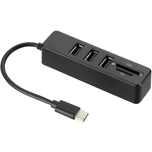 ＡｒＴｅＣ　ＵＳＢ　ＴｙｐｅＣハブ（カードリーダー付）（９１８６５）
