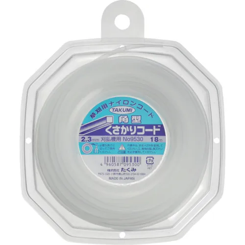 takumi尼龙绳“ kusakari绳索平方型2.3mm x 18m”
