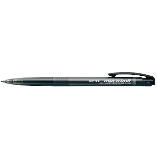 Kokuyo光滑的圆珠笔K2 Mach Ball敲门类型黑色10件K2PR-NB207DX10