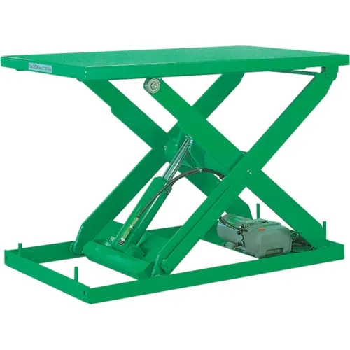 Bishamon Table Lift NX系列脚开关均匀负载1000kg举重高度845mm桌子尺寸1340 x 1000mm