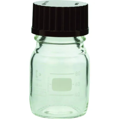 ＳＩＢＡＴＡ　耐熱ねじ口びん　赤キャップ付　１００ｍＬ