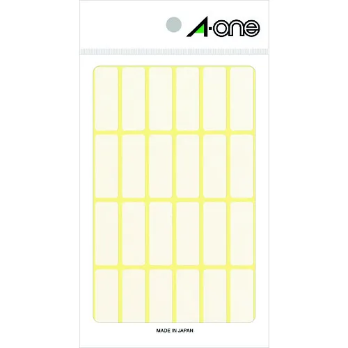 3M A-ONE（TM）免费标签白色平原12 x 33 24侧x 15张360件