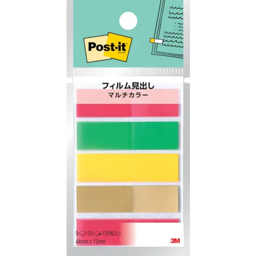 [有限的库存] 3M Post-It电影标题多色