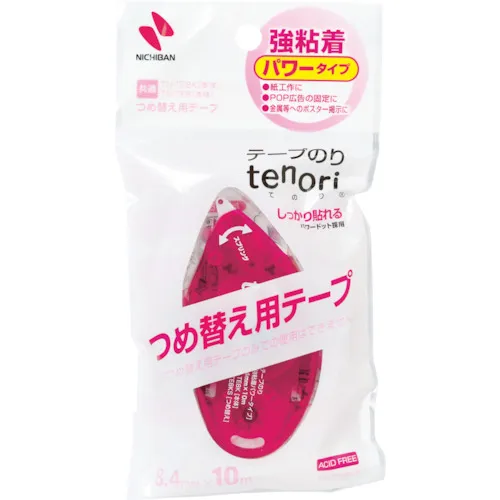 [中断] Nichiban Tape Nori Tenori强粘合力类型Refill tnte8ks