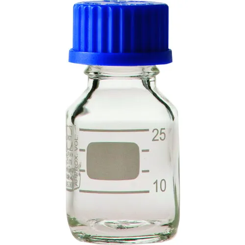 sibata耐热螺丝瓶与蓝色帽25ml