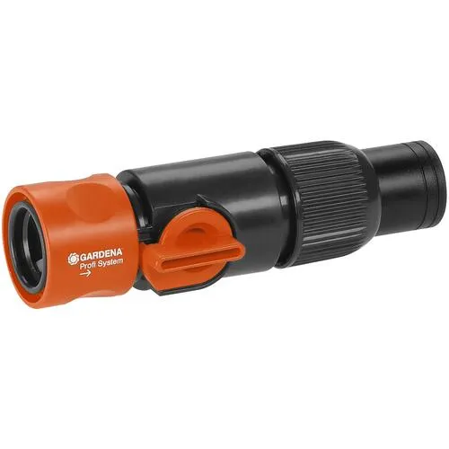 带有水量调节阀的Gardena Profi连接器02819-20