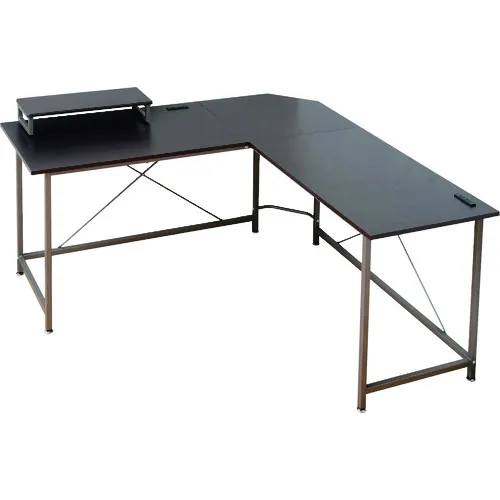 Yamazen Corner Computer Desk带出口