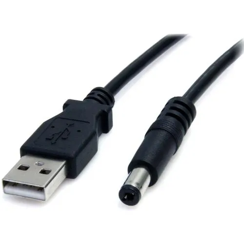 Startech USB电缆/A- 5V DC插头/91cm/type M连接器/黑色