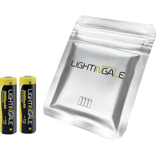 照明大风AA锂离子可充电电池[2套2] Micro USB