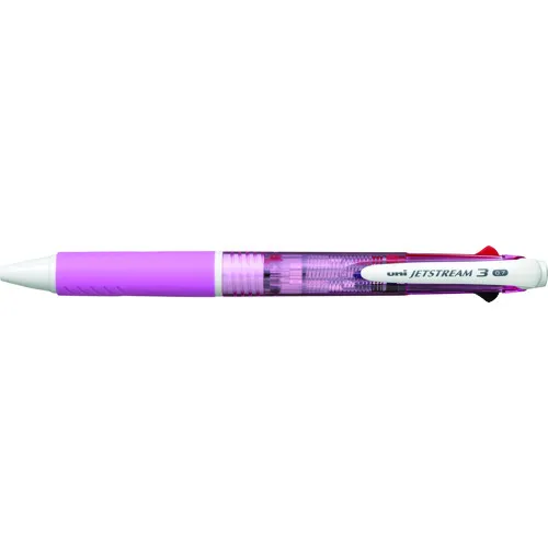 Uni Jetstream 3色圆珠笔，粉红色