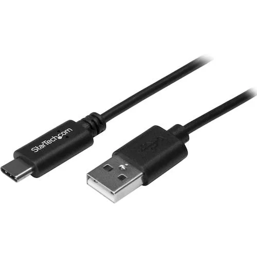 Startech USB 2.0电缆/4M/type-a-type-c/480Mbps/雄性/黑色/黑色/类型C- A