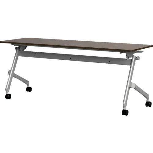 Trusco折叠会议表1800x600深木顶