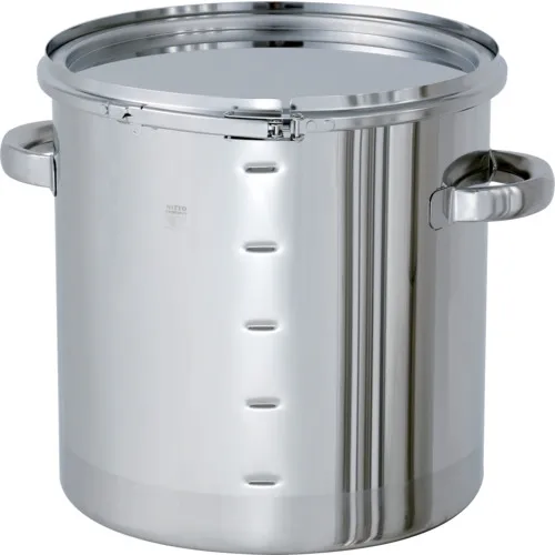 单媒体不锈钢气密容器，带有比例（带类型/FKM）25L