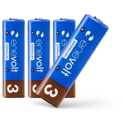 Crula Enevolt可充电电池3000mAh AA ENEVOLT 4套