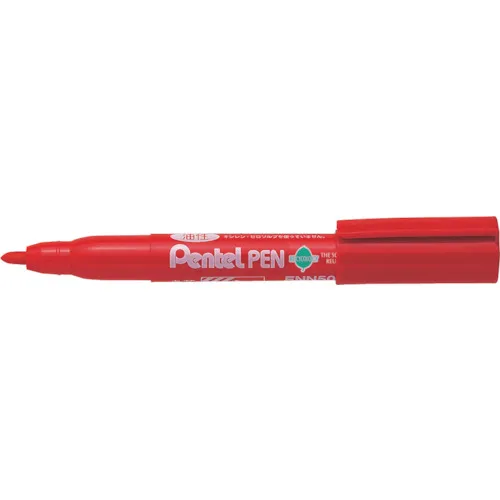 Pentel Pentel Pen Enn50红色