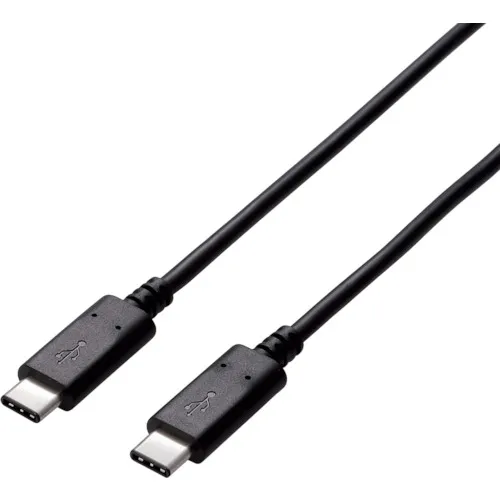 Elecom USB 2.0电缆CC类型认证产品2.0m黑色