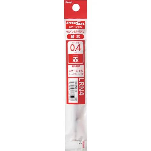Pentel Ballpoint Pen Refill Energel Refill 0.4mm红色