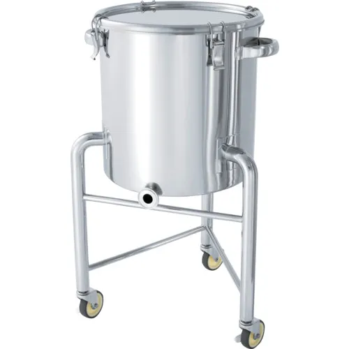 单纯不锈钢单锥形夹型气密容器，带腿500L