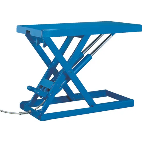 Bishamon Table Lift超低升降机（超低地板类型）均匀载荷250 kg冲程470毫米桌尺寸810 x 518毫米三相200 V