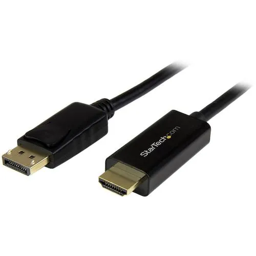 Startech显示转换电缆/DP 1.2 -HDMI 1.4/3M/4K30Hz/bk