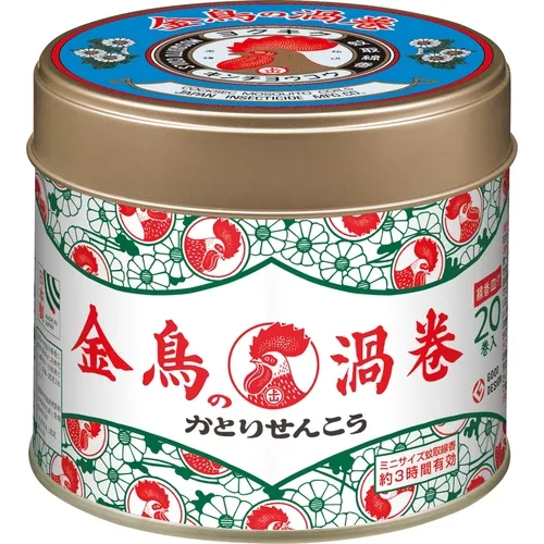 金鸟，蚊子线圈，金鸟漩涡迷你尺寸，20卷（CAN）