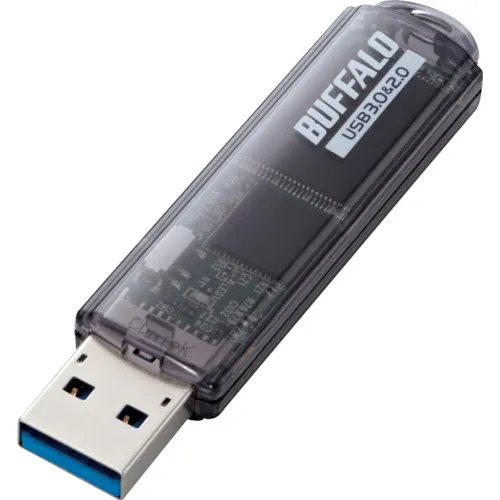 Buffalo USB 3.0兼容USB内存标准型号16GB黑色