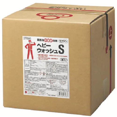 Mokuken液体洗涤剂用于工作服装Hebbee Wash S（18L）B/B包括