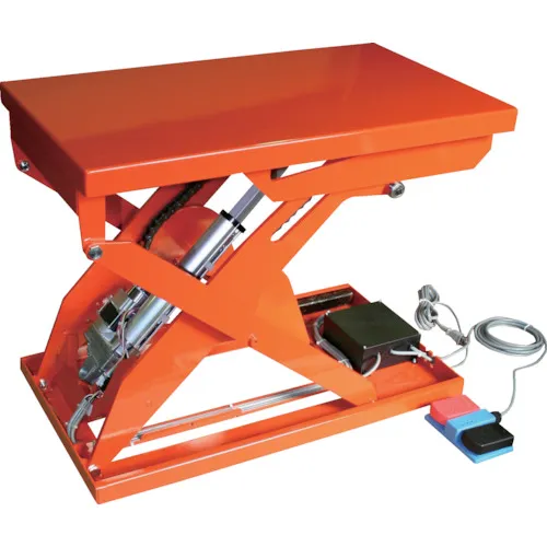 [停产] Trusco Table Lift 500kg电动B螺钉类型再生电流类型800 x 1050