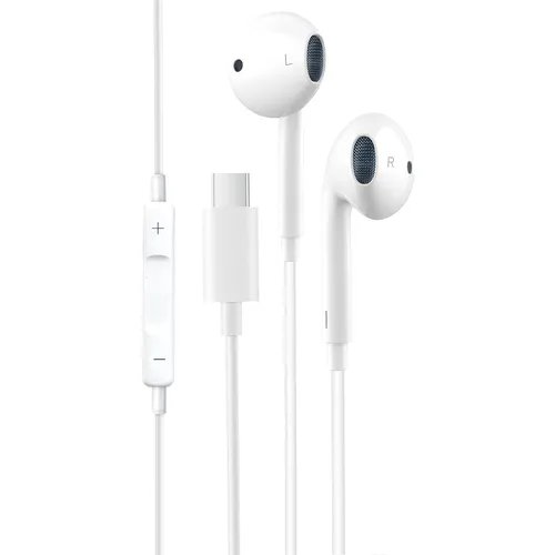 Air-J立体声耳机麦克风类型C有线DAC白色