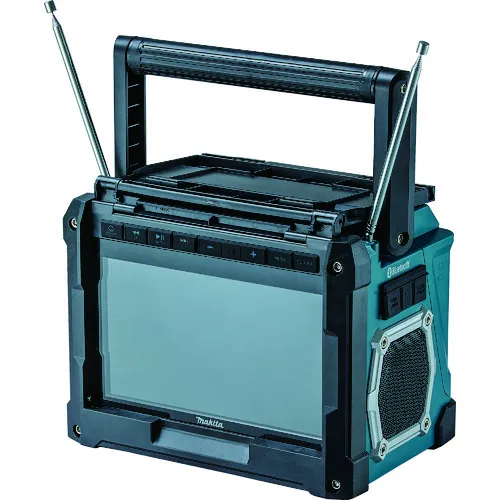 带有可充电收音机的Makita电视，18V/14.4V/10.8V/AC100V与蓝牙兼容