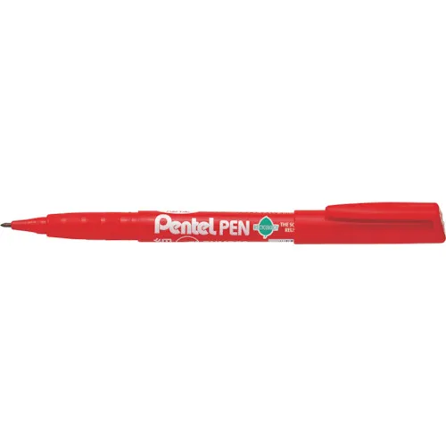 Pentel Pentel Pen Enms50红色