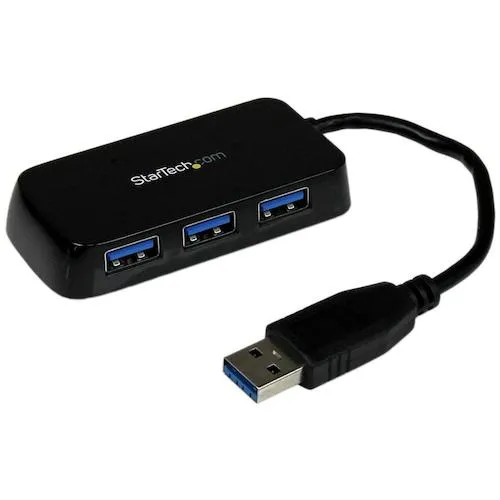 Startech USB Hub / USB 3.0 / USB-A-3X USB-A / BUS POWER / BLACK