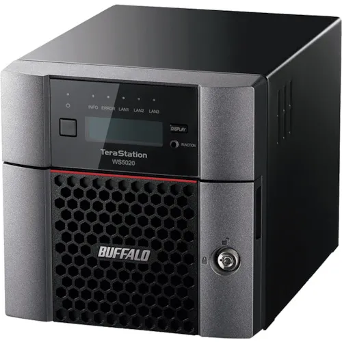 [有限的库存] 2-bay桌面NAS 2TB带Buffalo Windows Server IoT 2019用于存储工作组版