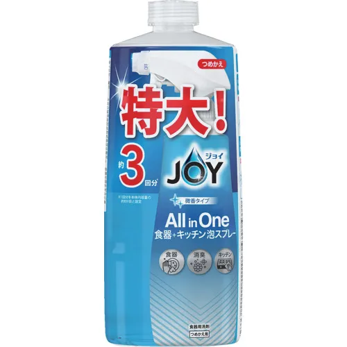 P＆G Joy Allinone Tableware +厨房泡沫喷雾略带香气型3份量690ml