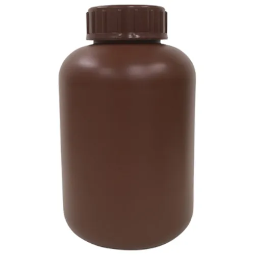 kokugo pe宽口瓶棕色10L