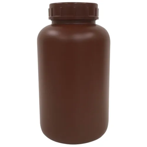 kokugo pe宽口瓶棕色3L