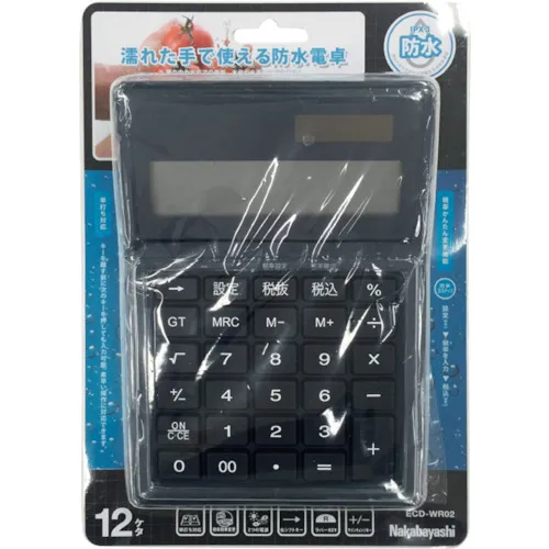 Nakabayashi计算器桌面防水类型M蓝色