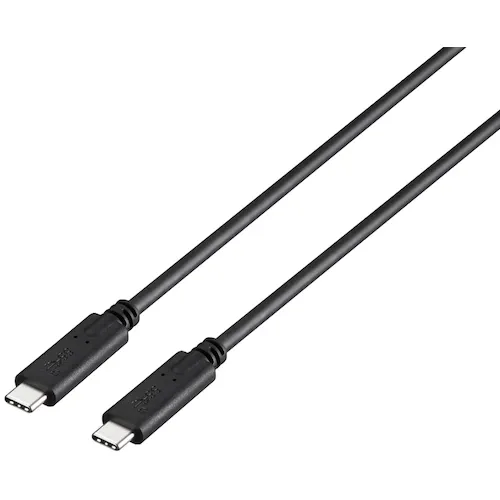 Buffalo USB3.1 Gen2电缆（type-c type-c）USB功率传递（3A）兼容0.5m黑色