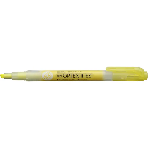 斑马荧光笔荧光荧光OPTEX 1-EZ黄色