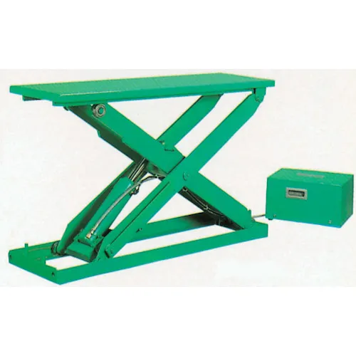 Bishamon Table Lift 1ton脚开关均匀负载1000kg升降高度845mm