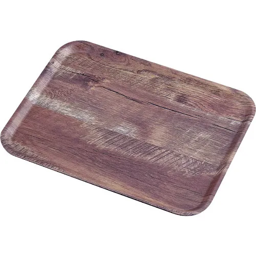 TKG Cambro Square Madera层压盘MA3646深色橡木
