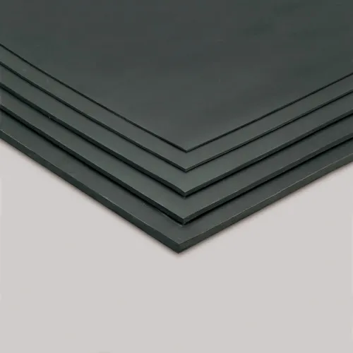 Terramoto Flat橡胶垫天然5mm厚的黑色1m x 10m