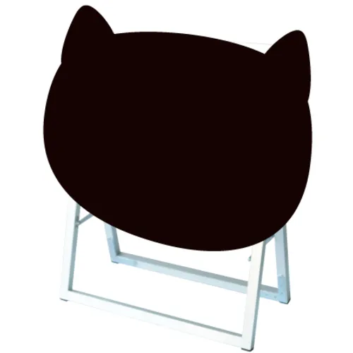 tokisei popple架子标志60 x 45单侧黑猫形状