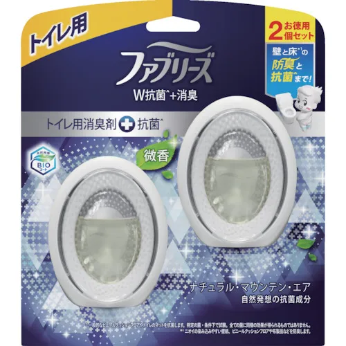 P＆G Febreze W Deodorizer厕所除臭剂 +抗菌天然山地空气6ml x 2件