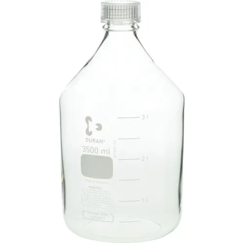 ＳＩＢＡＴＡ　耐熱ねじ口びん　透明キャップ付　３５００ｍＬ