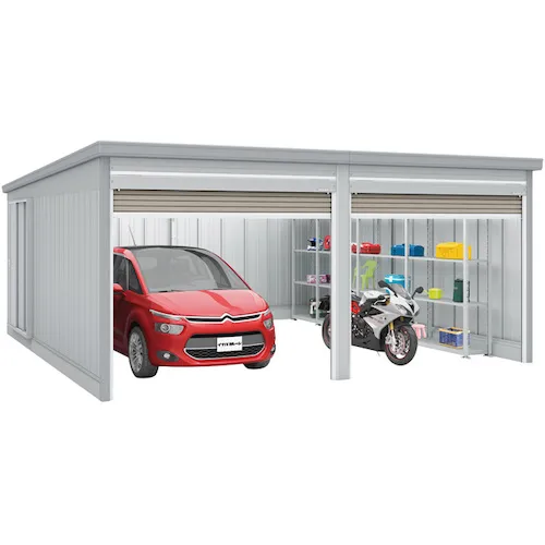 Inaba车库GARAGEDIA GRN-3157HL-2 N重雪型凉爽的银色