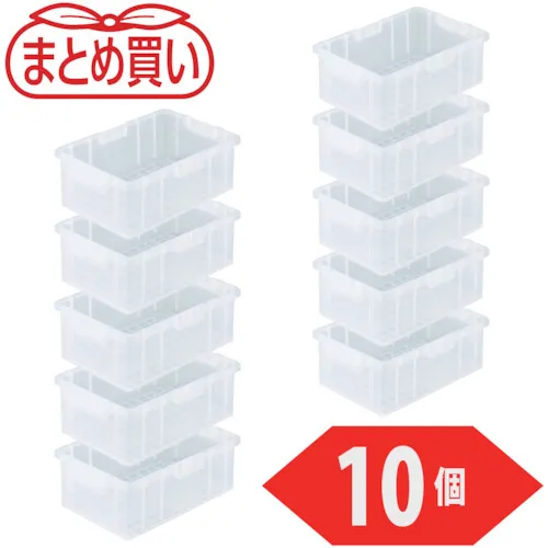 Trusco散装购买NS型容器10L天然10件