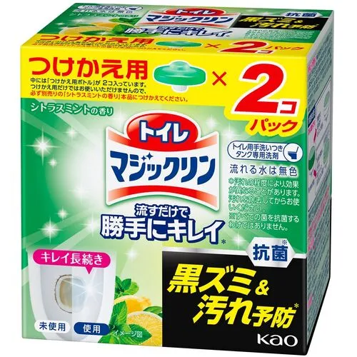 KAO厕所Magiclin-简单地清洁柑橘薄荷粉2件