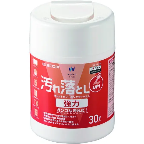 [停产] Elecom强湿清洁组织，去除污垢